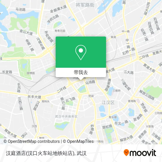 汉庭酒店(汉口火车站地铁站店)地图
