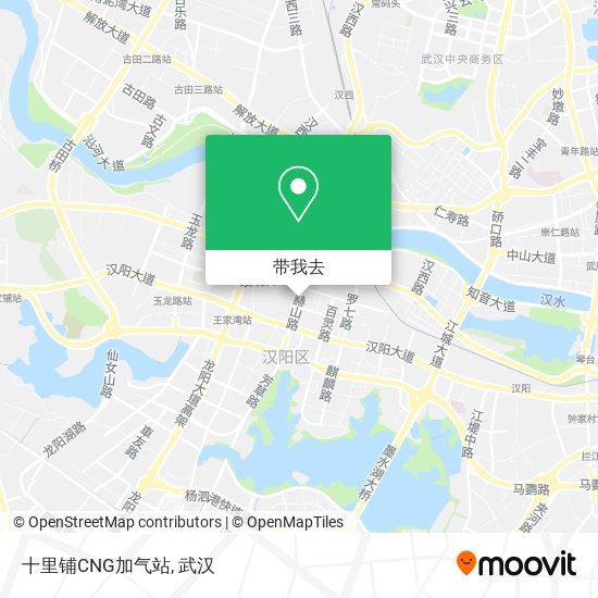 十里铺CNG加气站地图