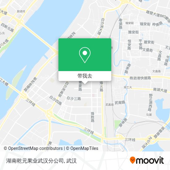 湖南乾元果业武汉分公司地图