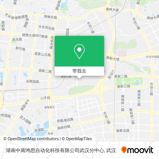 湖南中南鸿思自动化科技有限公司武汉分中心地图