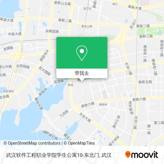 武汉软件工程职业学院学生公寓10-东北门地图