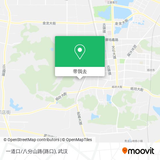 一道口/八分山路(路口)地图