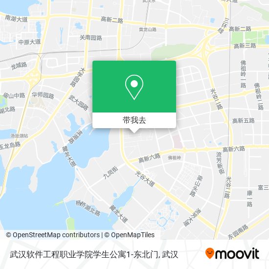 武汉软件工程职业学院学生公寓1-东北门地图