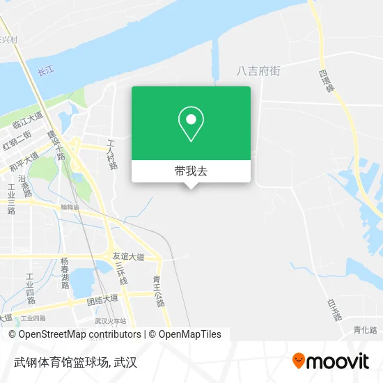 武钢体育馆篮球场地图