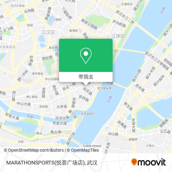 MARATHONSPORTS(悦荟广场店)地图