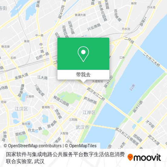 国家软件与集成电路公共服务平台数字生活信息消费联合实验室地图