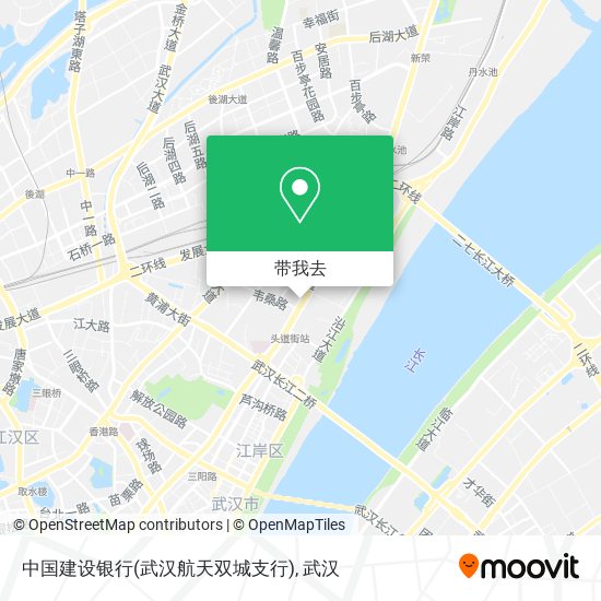 中国建设银行(武汉航天双城支行)地图
