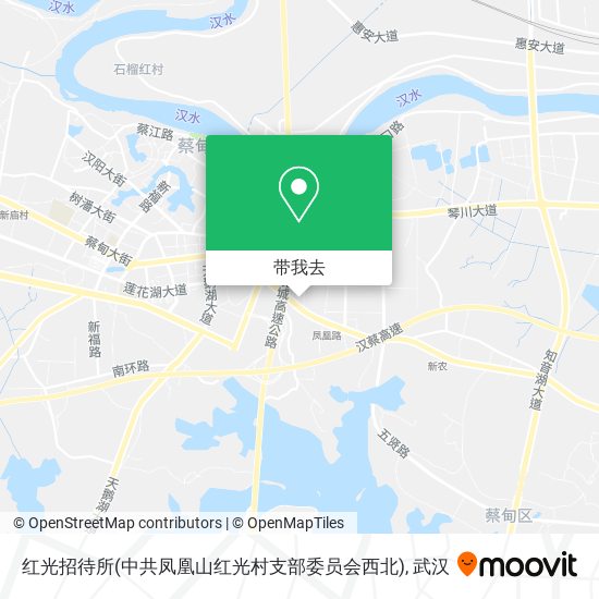 红光招待所(中共凤凰山红光村支部委员会西北)地图