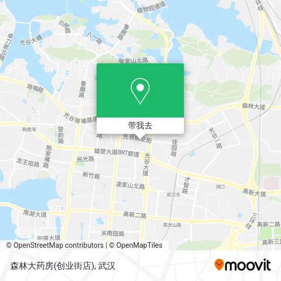 森林大药房(创业街店)地图