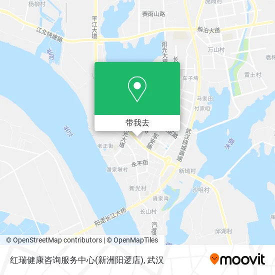 红瑞健康咨询服务中心(新洲阳逻店)地图