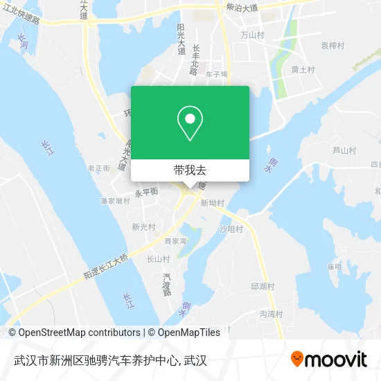 武汉市新洲区驰骋汽车养护中心地图
