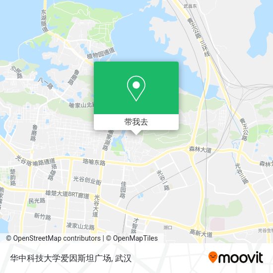 华中科技大学爱因斯坦广场地图