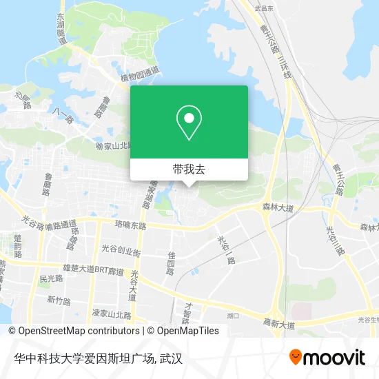华中科技大学爱因斯坦广场地图