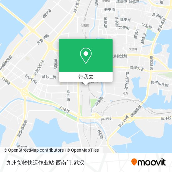 九州货物快运作业站-西南门地图