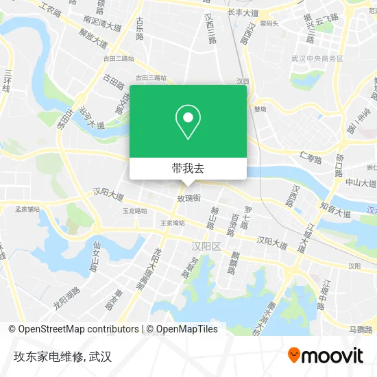 玫东家电维修地图