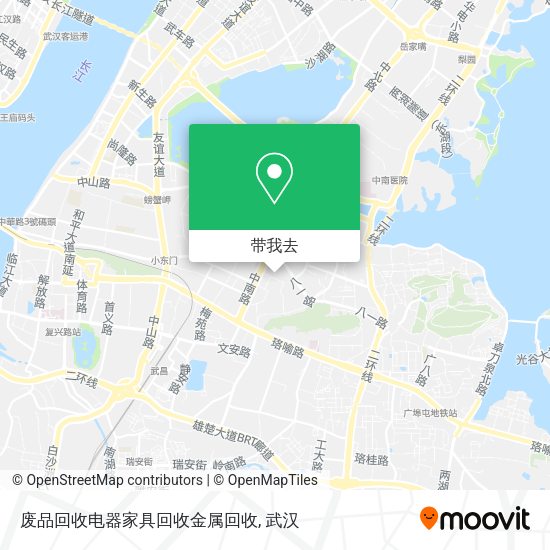 废品回收电器家具回收金属回收地图