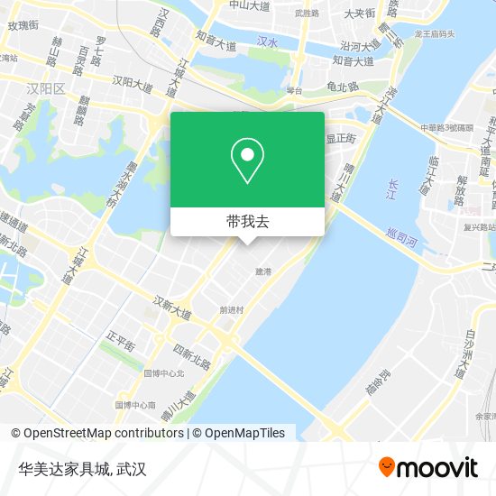 华美达家具城地图