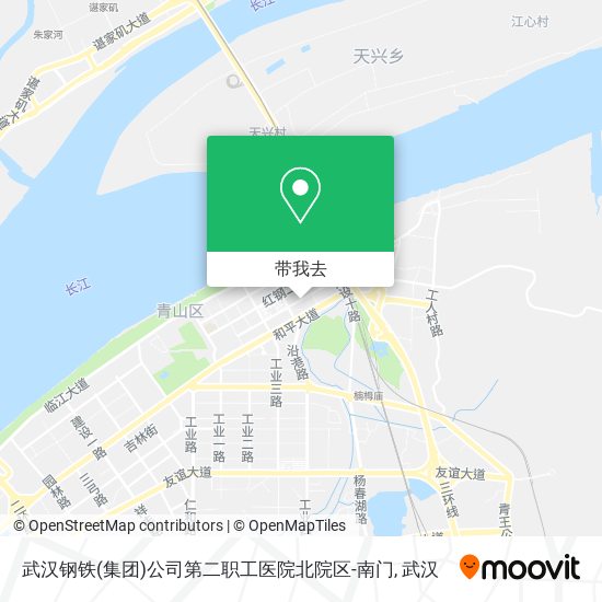 武汉钢铁(集团)公司第二职工医院北院区-南门地图