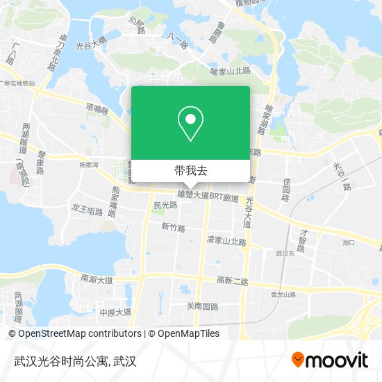 武汉光谷时尚公寓地图