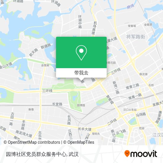 园博社区党员群众服务中心地图