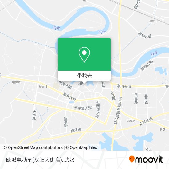 欧派电动车(汉阳大街店)地图