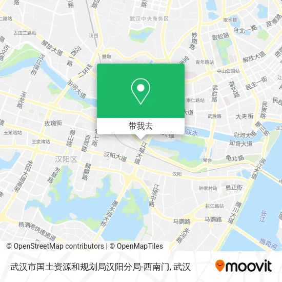 武汉市国土资源和规划局汉阳分局-西南门地图