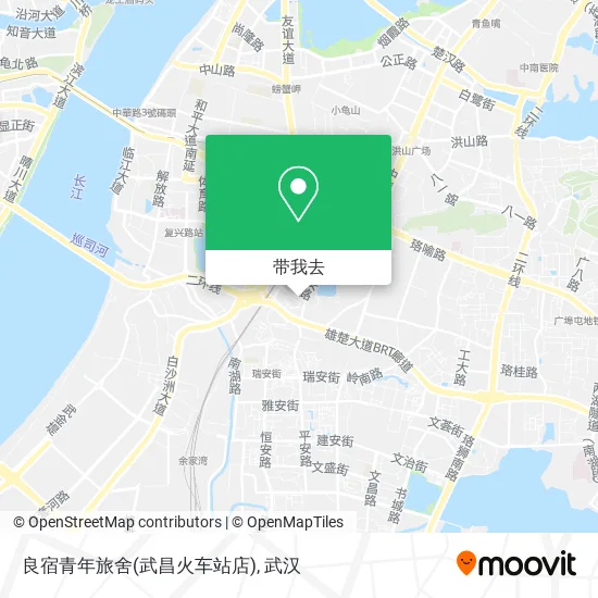 良宿青年旅舍(武昌火车站店)地图