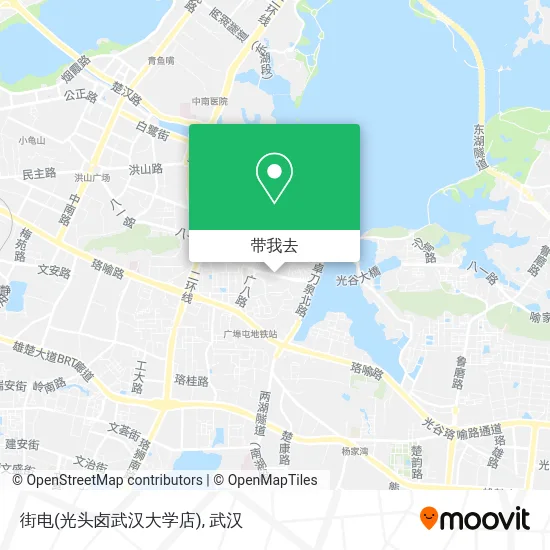 街电(光头卤武汉大学店)地图
