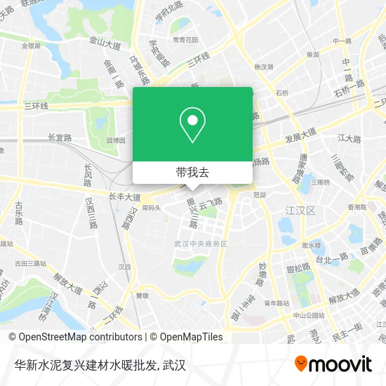 华新水泥复兴建材水暖批发地图