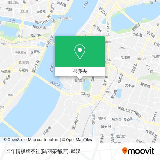 当年情棋牌茶社(陆羽茶都店)地图