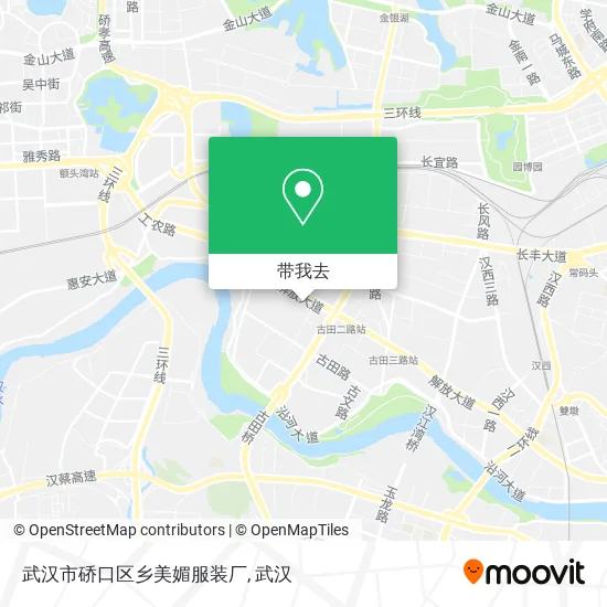 武汉市硚口区乡美媚服装厂地图