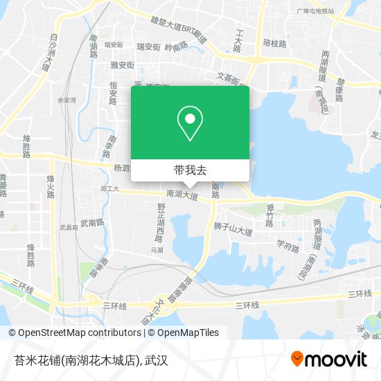 苔米花铺(南湖花木城店)地图