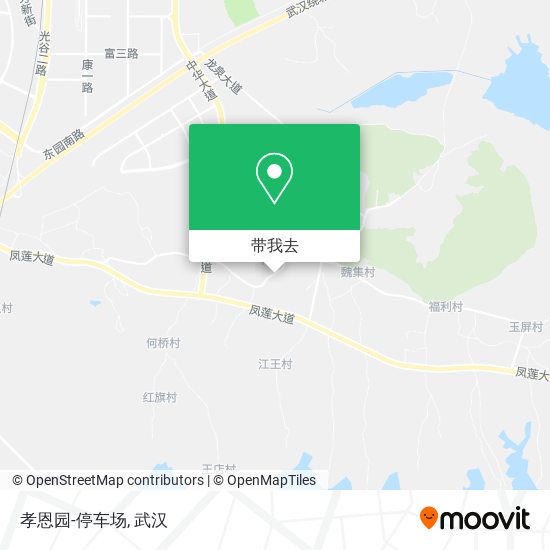 孝恩园-停车场地图