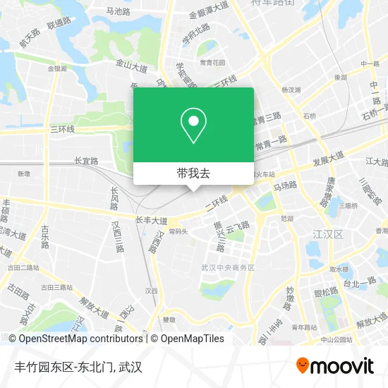 丰竹园东区-东北门地图