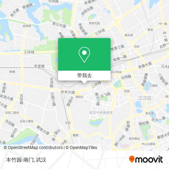 丰竹园-南门地图