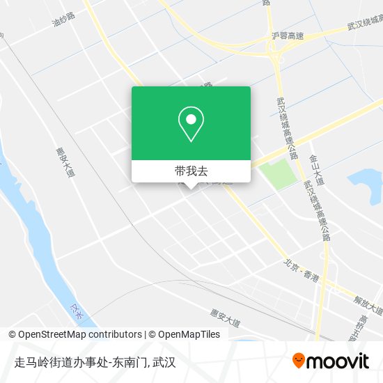 走马岭街道办事处-东南门地图