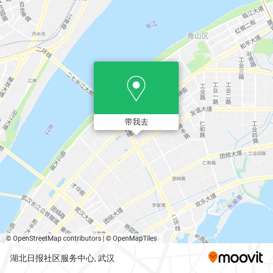 湖北日报社区服务中心地图