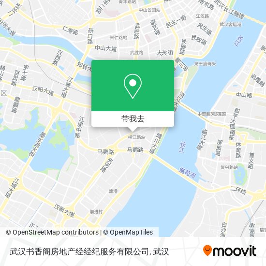 武汉书香阁房地产经经纪服务有限公司地图