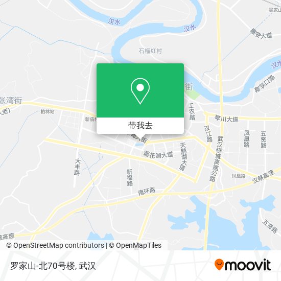 罗家山-北70号楼地图