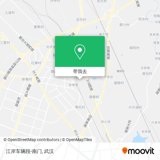 江岸车辆段-南门地图