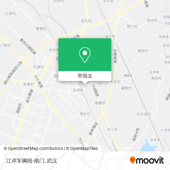 江岸车辆段-南门地图
