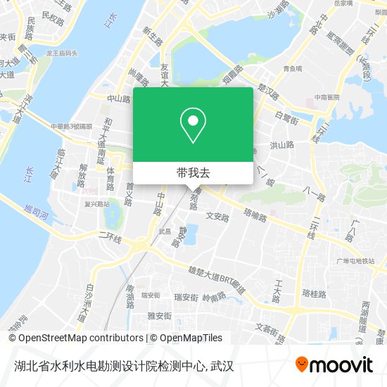 湖北省水利水电勘测设计院检测中心地图