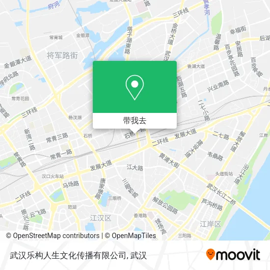 武汉乐构人生文化传播有限公司地图