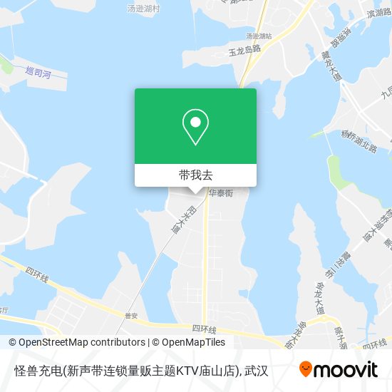 怪兽充电(新声带连锁量贩主题KTV庙山店)地图