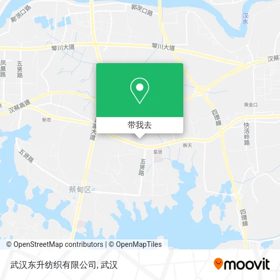武汉东升纺织有限公司地图