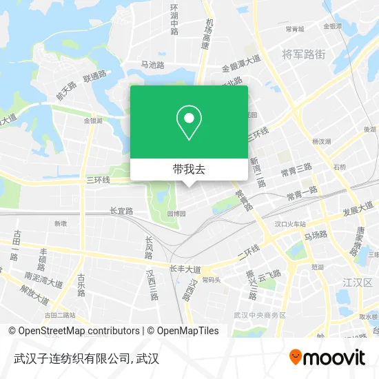 武汉子连纺织有限公司地图