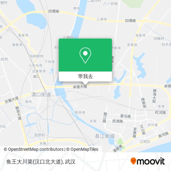 鱼王大川菜(汉口北大道)地图