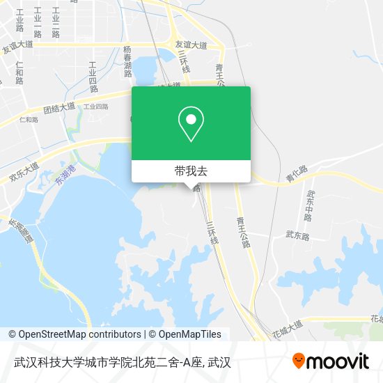 武汉科技大学城市学院北苑二舍-A座地图