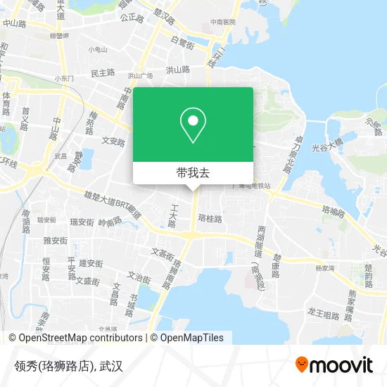 领秀(珞狮路店)地图