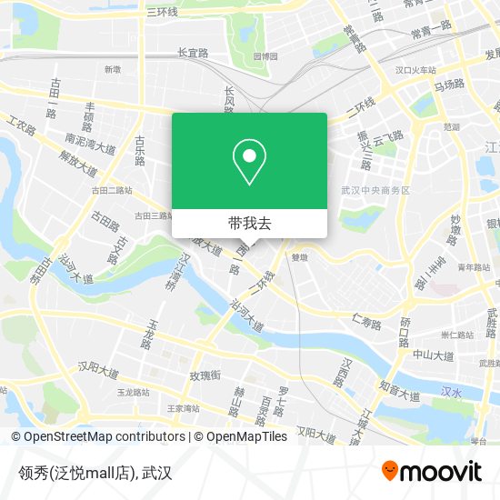 领秀(泛悦mall店)地图